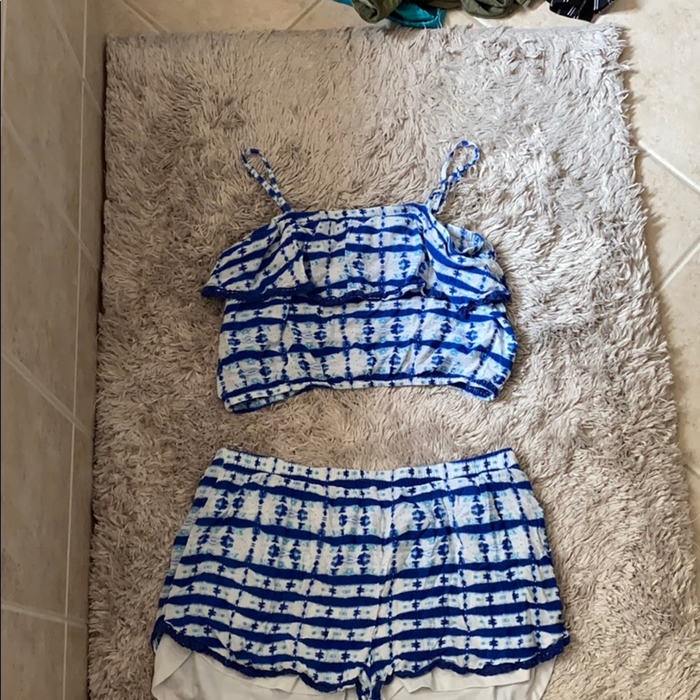 Charlotte Russe Tie dye matching set